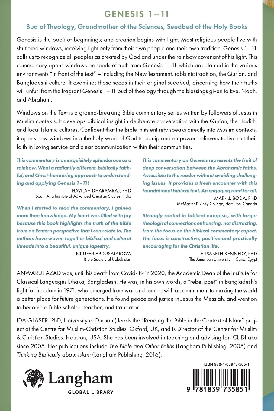 Genesis 1-11: Bible Commentaries from Muslim Contexts