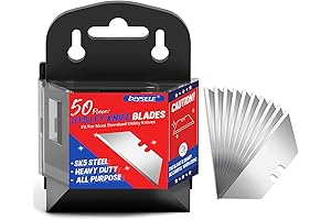 DIYSELF Knife Blades - Precision-Sharp 50 Pack Utility Knife Blades
