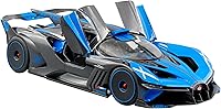 Vista 2 de Bburago Bugatti Bolide Diecast Model Car 11047 Azul Negro