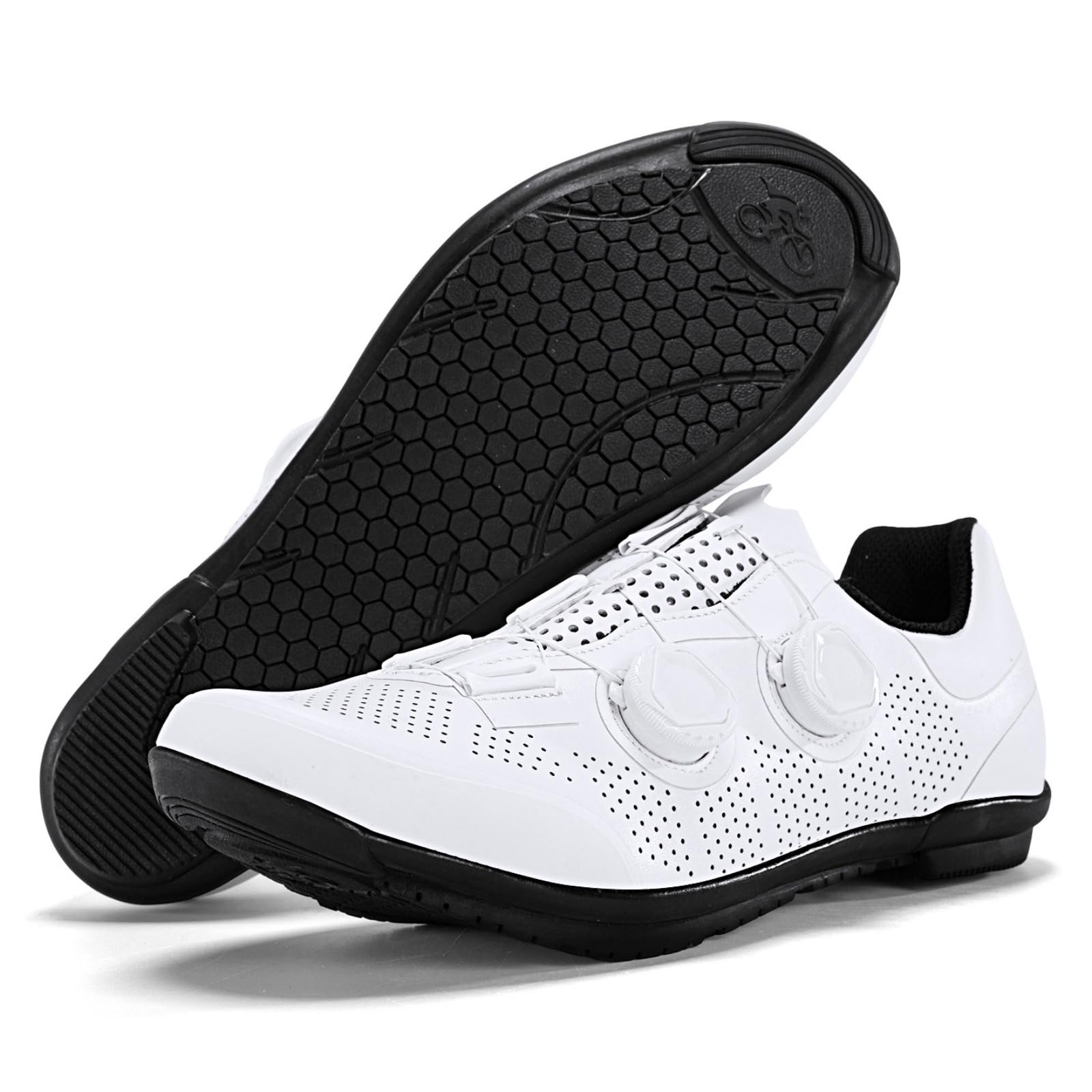 JiuQing Męskie buty rowerowe gumową podeszwą buty rowerowe bez blokady