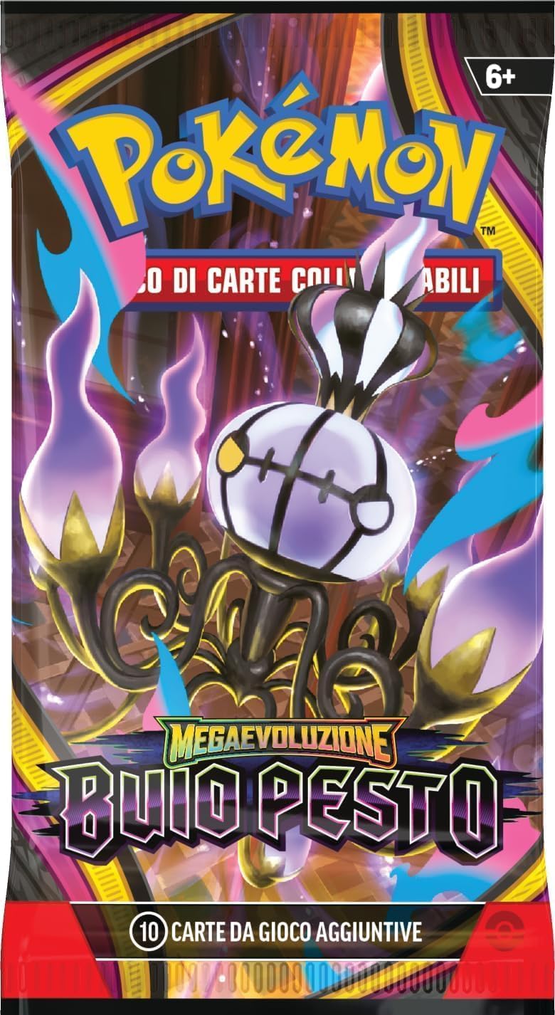 Carte Pokémon Megaevoluzione BUIO PESTO del GCC - espositore sigillato con 36 buste da 10 carte - edizione in italiano
