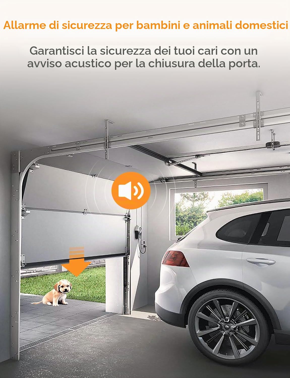 Refoss WiFi Apriporta Garage Door Opener Smart Apricancello Intelligente, APP Controllo Remoto, Compatibile con Apple HomeKit, Alexa, Google Home, Nessun Hub Richiesto
