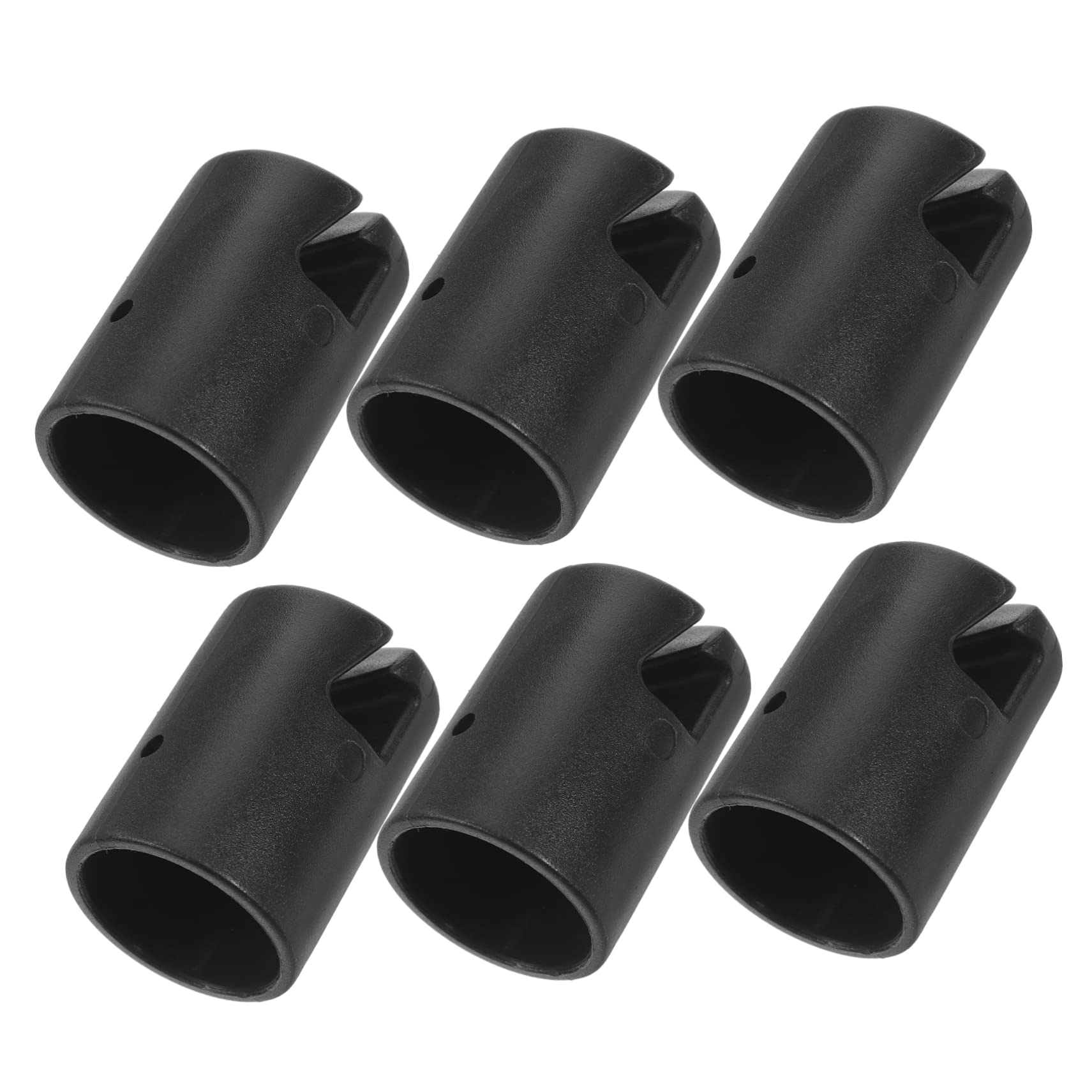 BRIGHTFUFU 6pcs Wear-Resistant Trampoline Rod Covers Plastic Replacement Caps for Trampoline Parts Protective Tube Covers for Boy Girl's Jumping Bed Daily Use Accessories