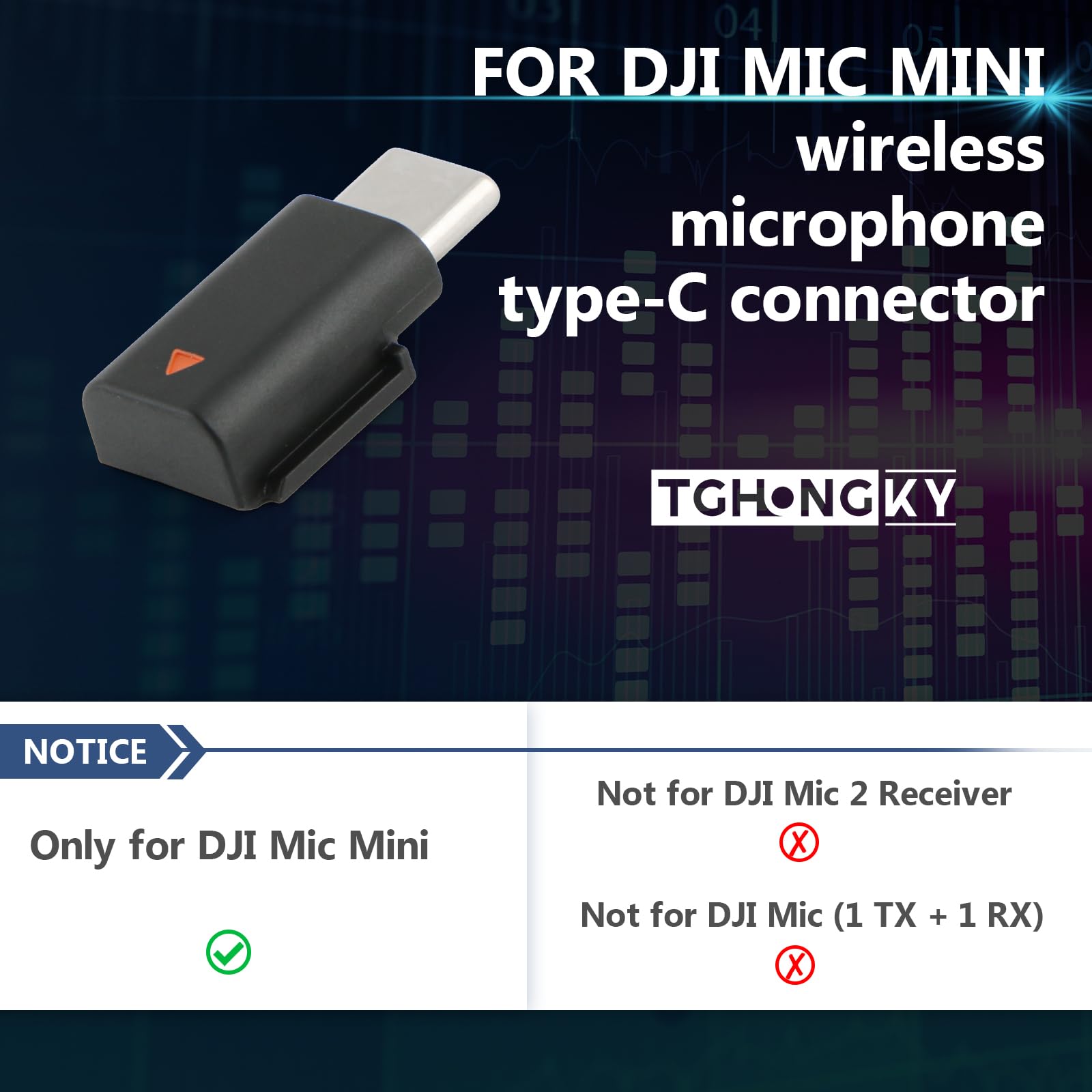 Adaptateur pour DJI Mic Mini Type-C