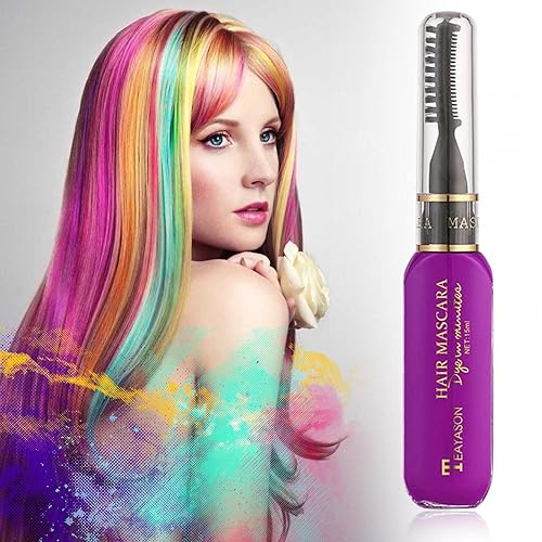 Miniatura 5 de Juego de peines de tiza temporal para el cabello, máscara de tiza lavable para niñas y niños para Navidad, fiesta de cumpleaños, cosplay