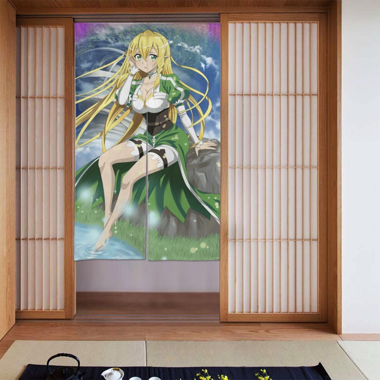 Amazon｜のれん 桐ヶ谷直葉 ソードアート・オンライン 2 間仕切り 暖簾