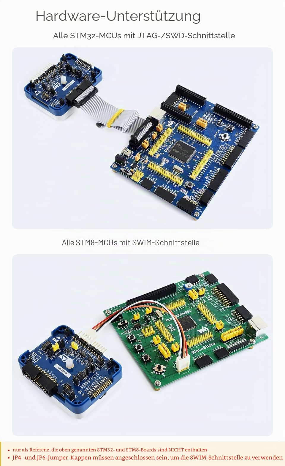 Waveshare STLINK-V3SET Modular in-Circuit Debugger and Programmer for STM32/STM8 Microcontrollers Stand-Alone Probe Bridge and Virtual COM Port Interface