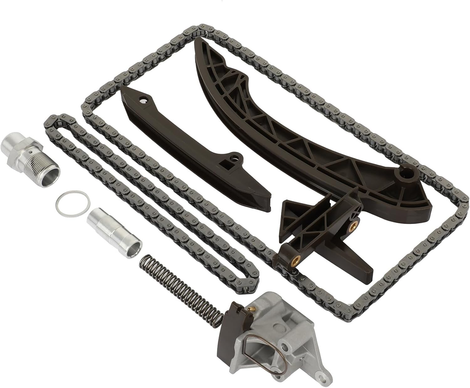 OCPTY Engine Timing Chain Kit Sets fits for BMW 323Ci 323i 325Ci 325i 325xi 328Ci 328i 330Ci 330i 330xi 525i 528i 530i M3 X3 X5 Z3 Z4 1.9L,2.0L,2.5L,2.8L,3.0L,3.2L 1994-2006