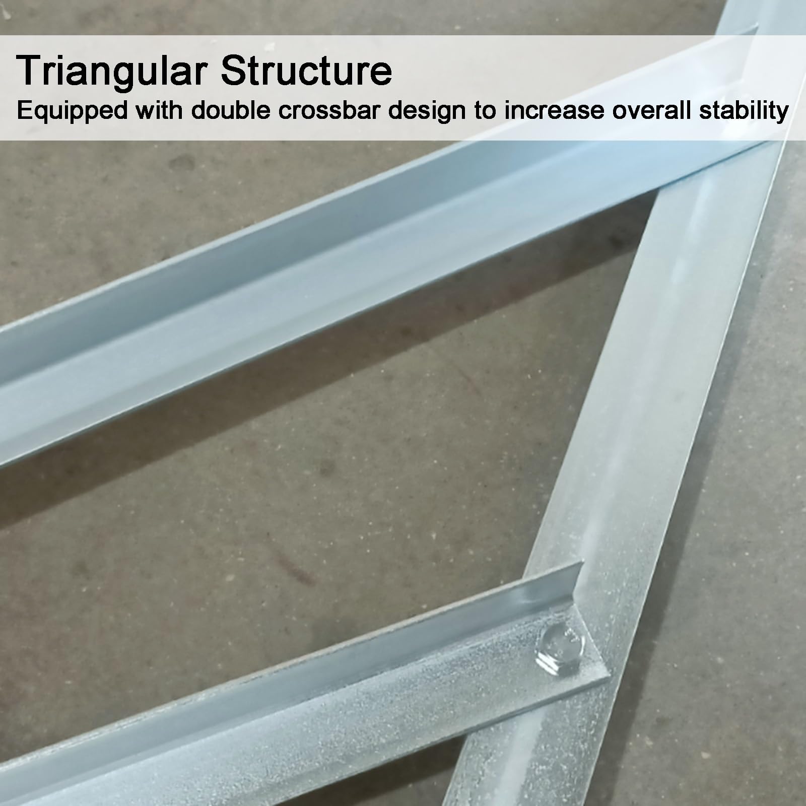 Soporte Universal de Pared, Soporte Aire Acondicionado Exterior, Kit de Instalación, Ángulo de Hierro Galvanizado de Alta Resistencia, Hasta 300 Kg