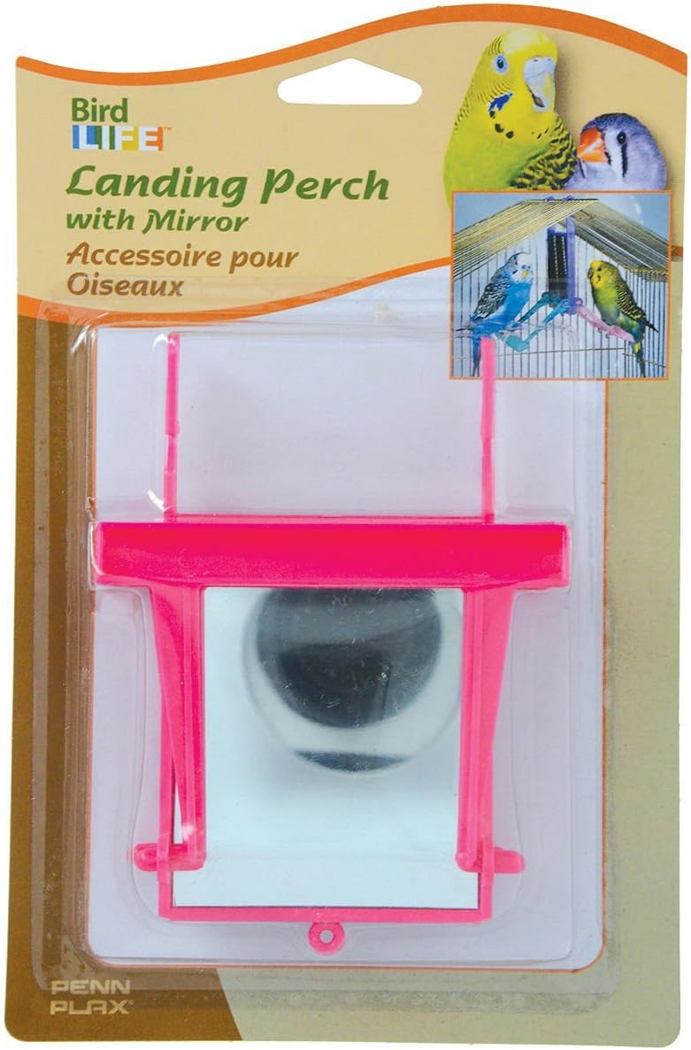 Penn-Plax 64559 Landing Perch with Mirror