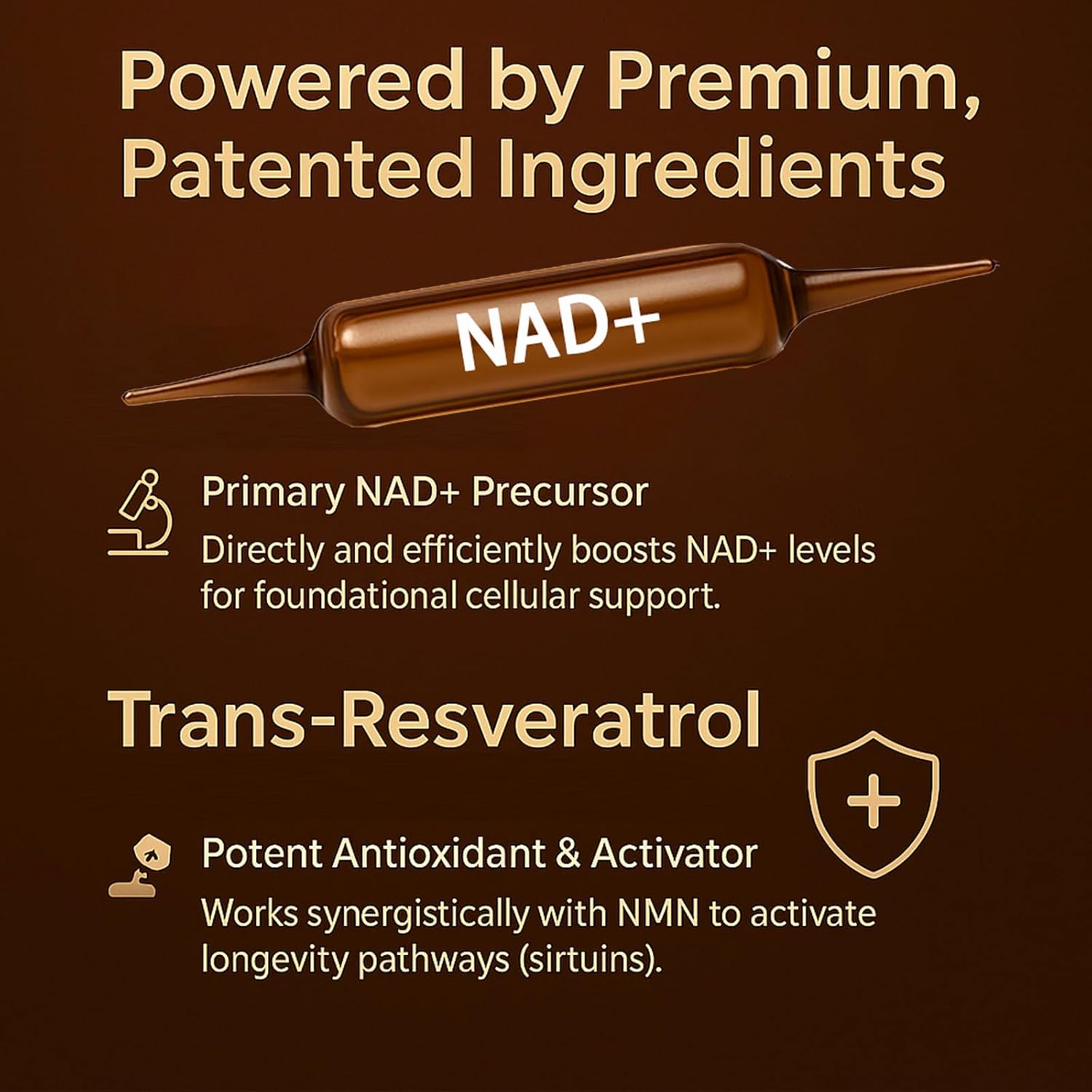 NAD Advanced Cellular Renewal - 1200mg NAD Supplement for Skin Aging Support Energy & Focus - 10 Vials (1)