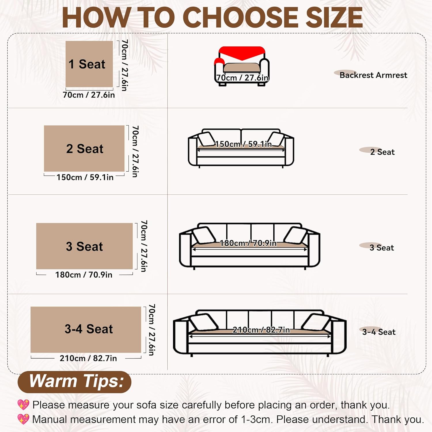 OTOB Pet Couch Covers for 3 Cushion Couch Sofa, Boho Soft Plush Sectional Sofa Cover Washable, Anti Slip Geometric Jacquard Fuzzy Dog Bed Mat Furniture Protector All Seasons (Coffee, 27.6"x70.9")
