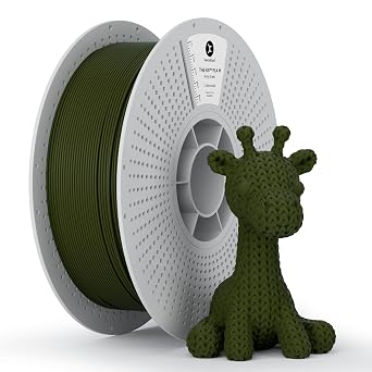 kexcelled Matte PLA Army Green Filament 1.75mm, Frosted Finish, 1kg