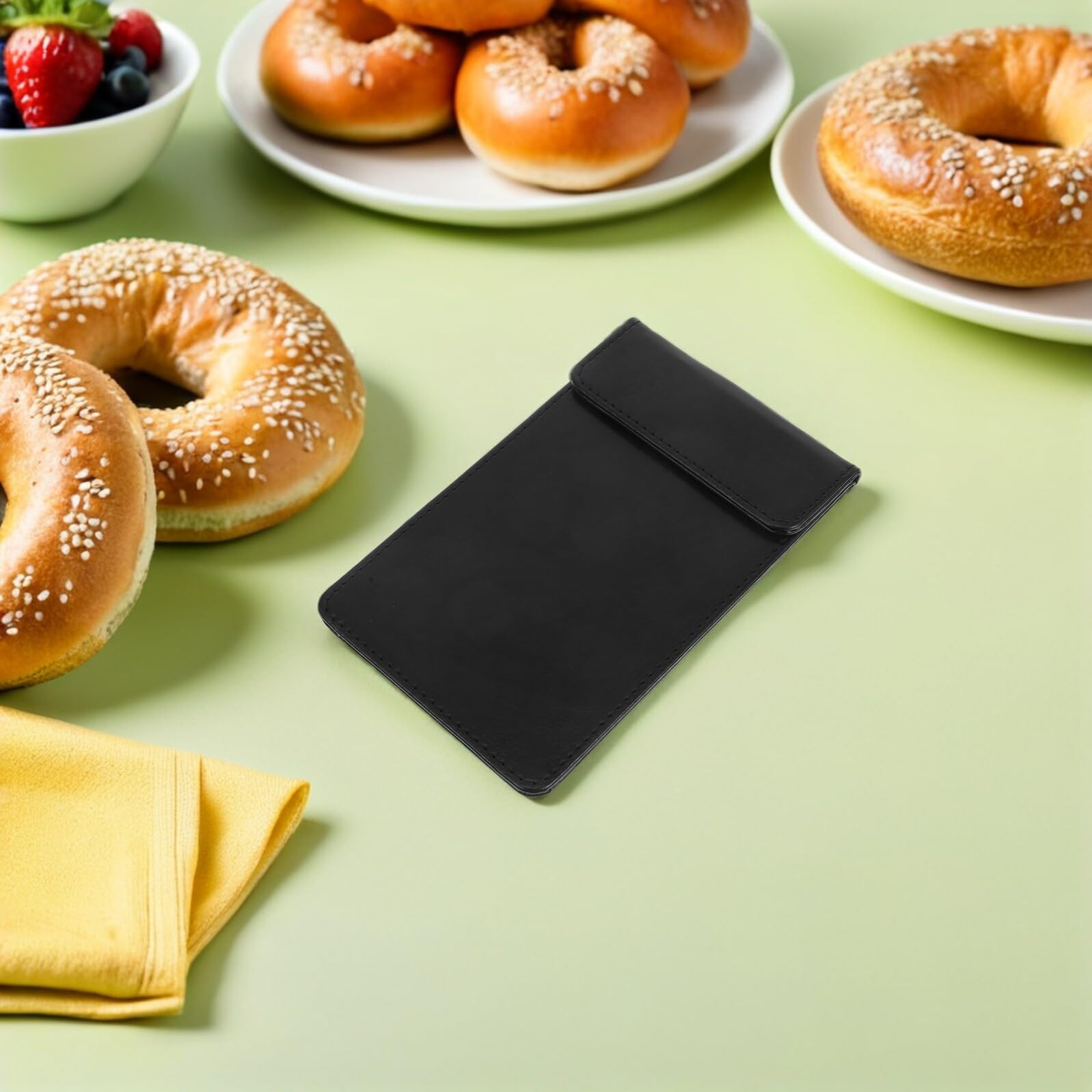 5 Piezas Unidades Portamenús Pequeños Antideslizantes para Restaurante Portapapeles para Comandas y Recibos Organizador Compacto para Personal de Servicio y Servicio de Cocina