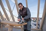 Bosch Professional 18V System Cordless Circular Saw GKS 18V 57-2 L (Left-Hand Saw Blade, brushless Motor, 57 mm Cutting Depth with 90° cuts, incl. 1x Circular Saw Blade, Without Battery/Charger) - 5
