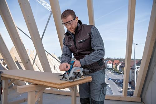 Bosch Professional 18V System Cordless Circular Saw GKS 18V 57-2 L (Left-Hand Saw Blade, brushless Motor, 57 mm Cutting Depth with 90° cuts, incl. 1x Circular Saw Blade, Without Battery/Charger) - 5