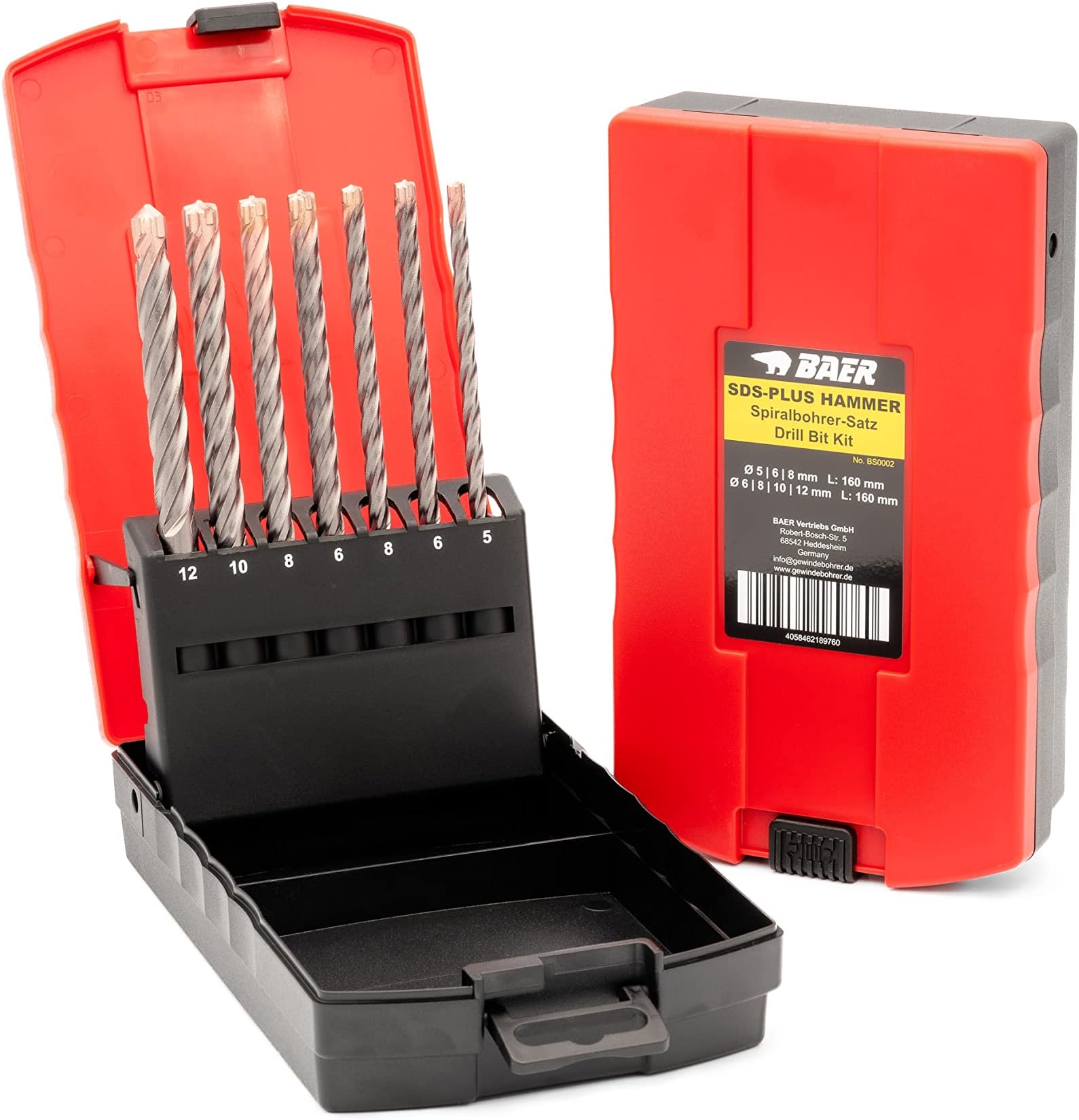 HILTI Juego de 6 brocas 1 SDS Plus 5-12 para horigón