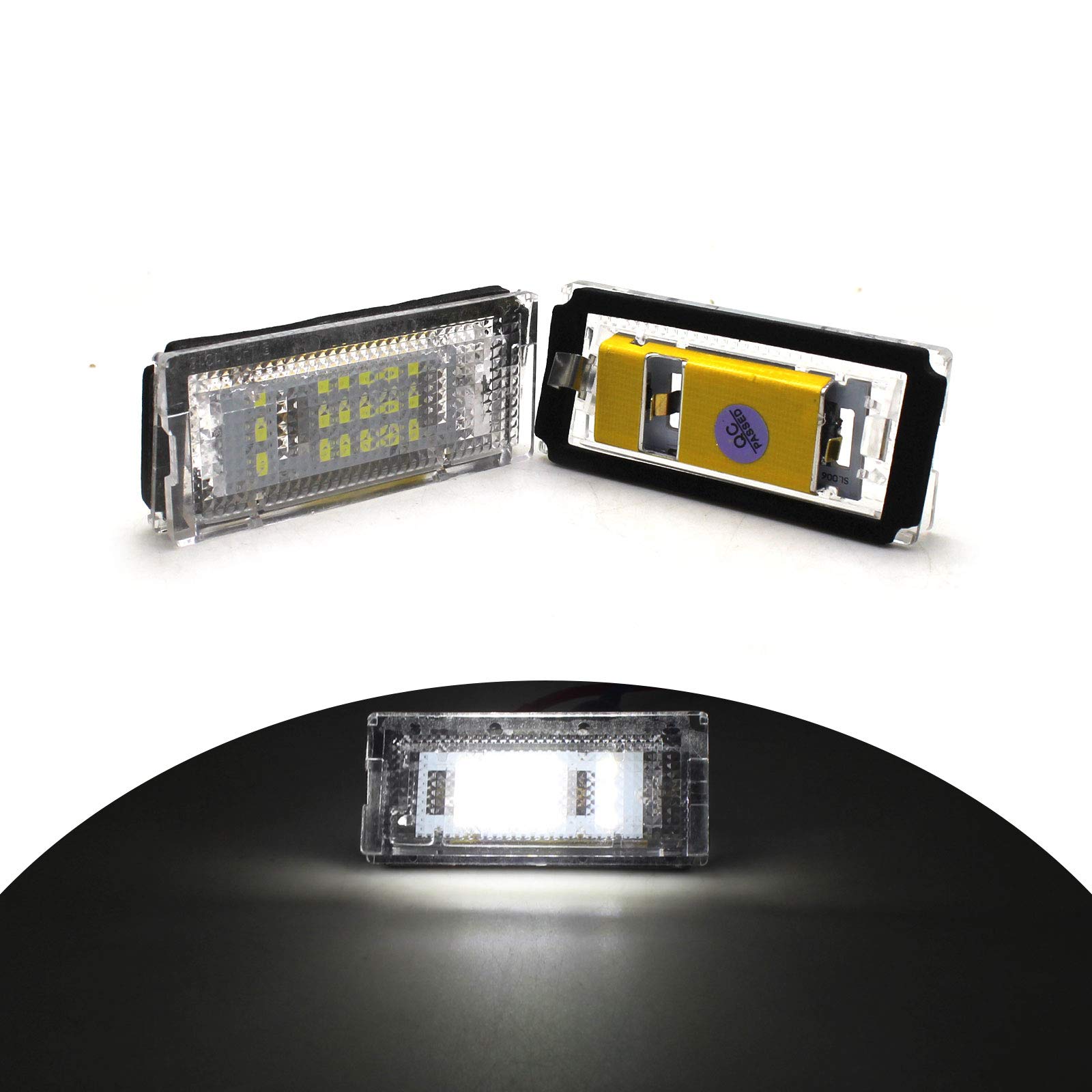 YaaGoo For E46 4D (1998-2003) License lights Number Plate Lamps
