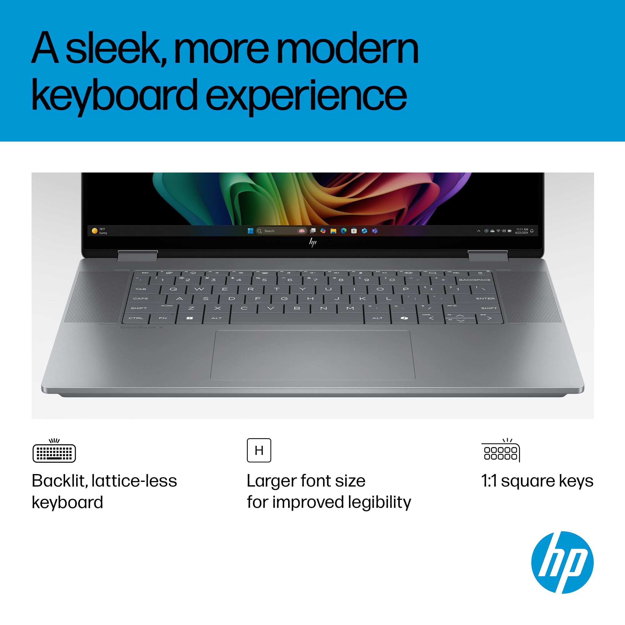 HP OmniBook X Flip NGAI 16" Laptop | CoPilot+ PC | AMD Ryzen AI 5 340 Processor | 16GB RAM | 512GB SSD | AMD Radeon 840M Graphics | 2K Touchscreen | Up to 21 Hrs Battery | Windows 11 | 16-ar0004sa — view 6