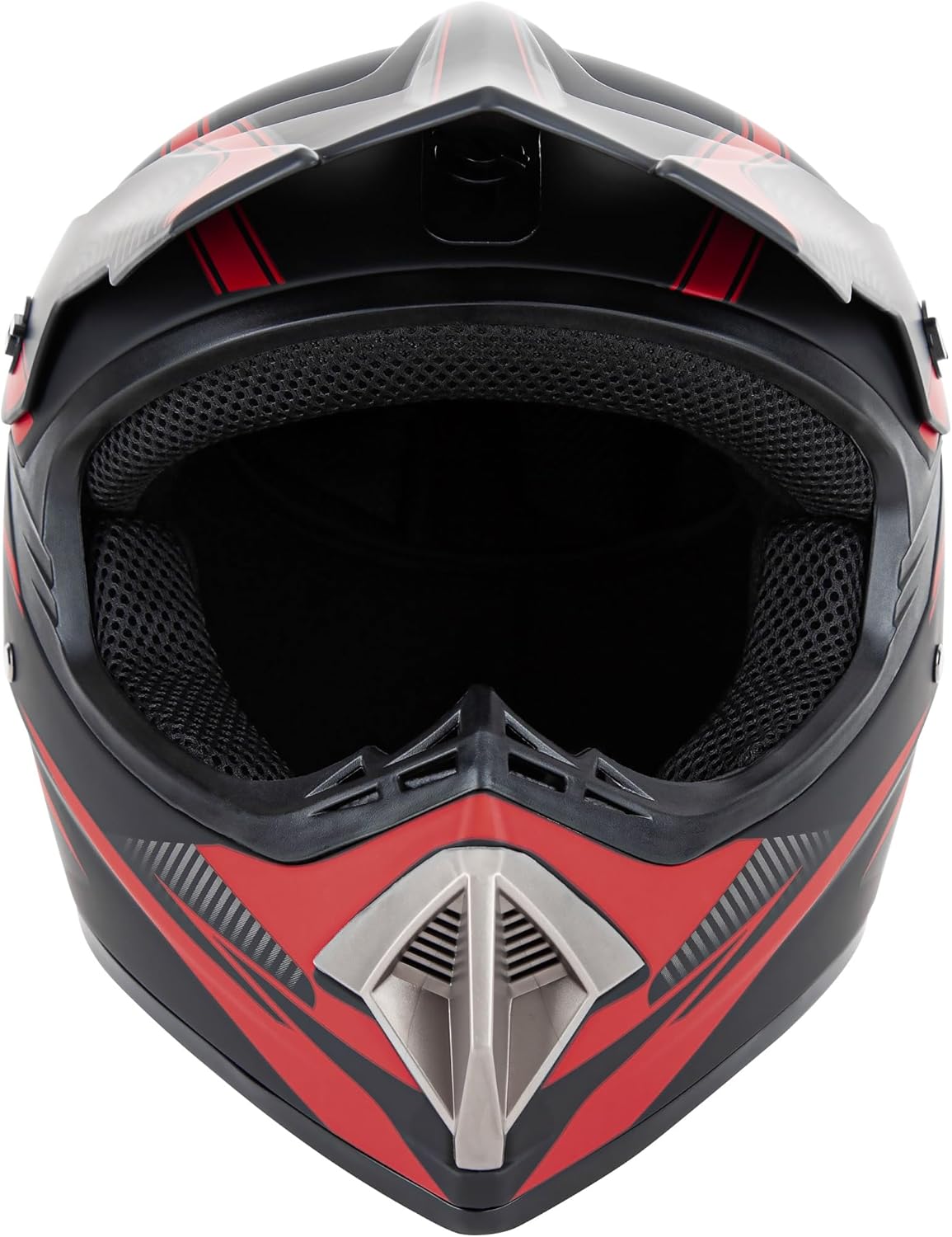 CARTMAN Adult Dirt Bike Helmet, DOT Approved Full Face Motorcycle Helmet, Matte Black and Yellow for Motocross, ATV, Offroad, Dirtbike
