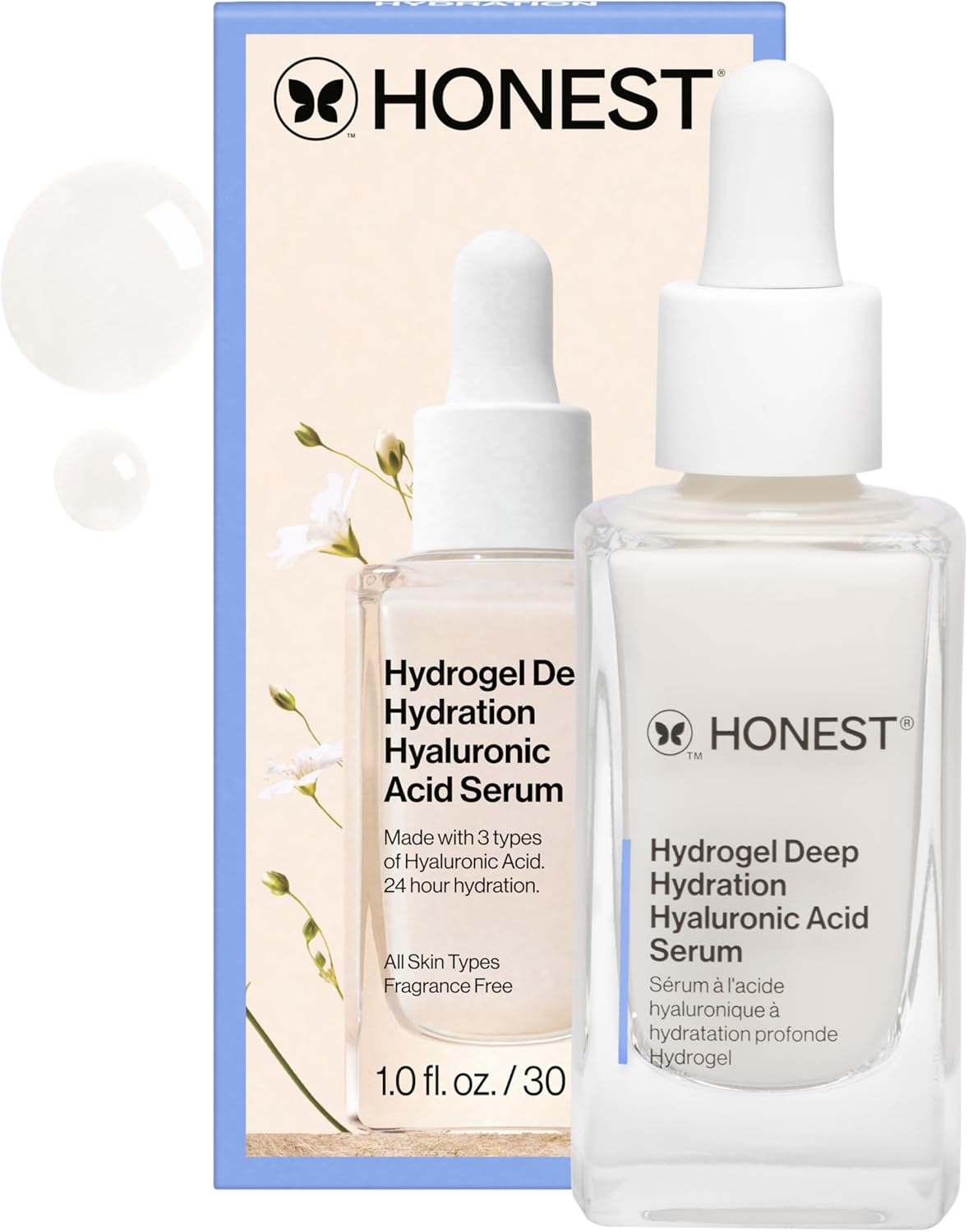Stay Hydrated Hyaluronic Acid Plus Nmf Serum by Honest for Women - 1 oz Serum