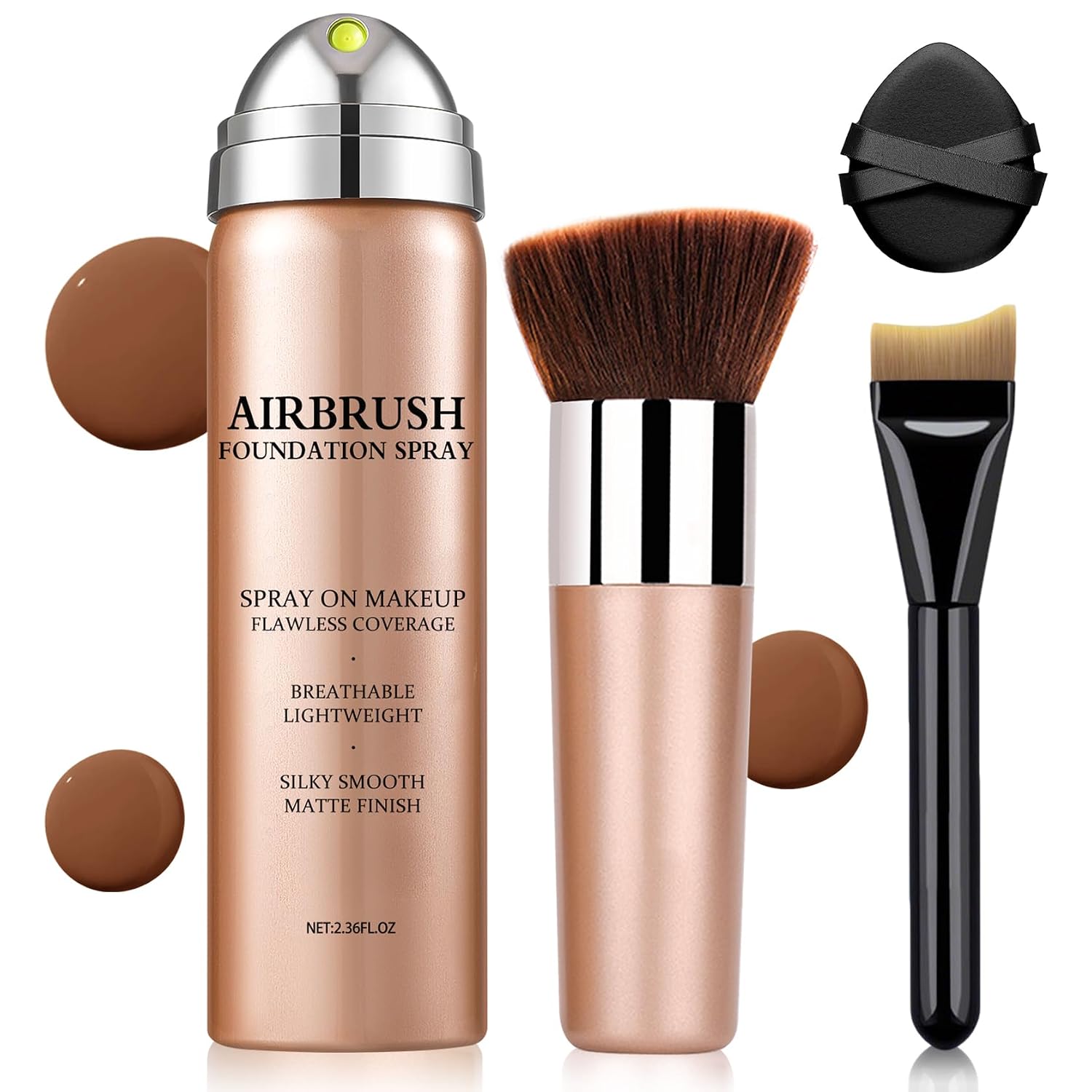 Magic Minerals Airbrush Foundation for Mature Skin (08 Tan)