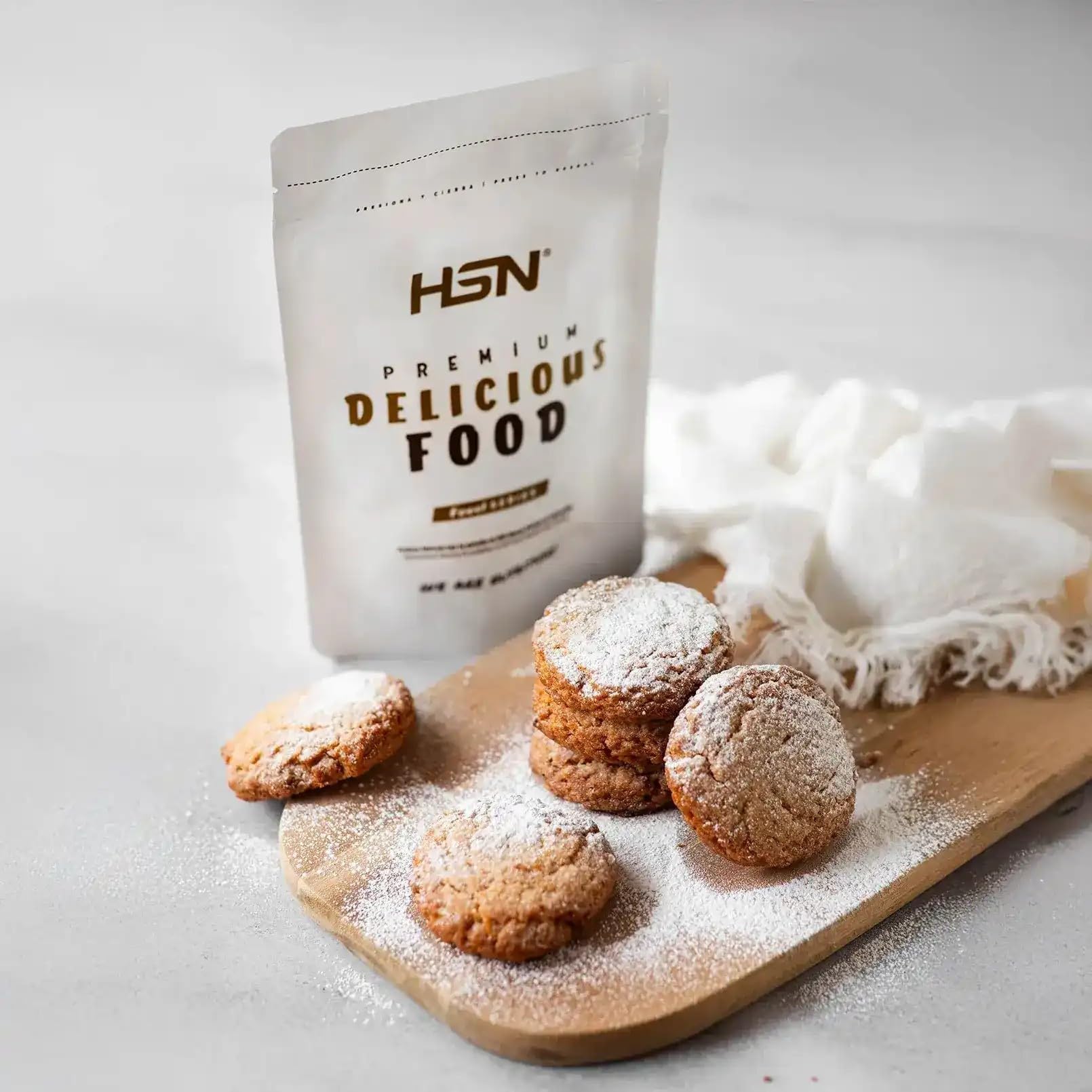 HSN Stevia en Polvo Natural | 100g | 100% Extracto de Hojas de Estevia | Polvo Fino | Sin Añadidos | Fácil de Mezclar | No incluye cacito dosificador | No-GMO, Vegano, Sin Gluten