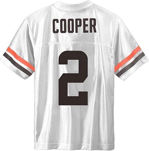 Miniatura 3 de Amari Cooper Cleveland Browns #2 Camiseta blanca para niños 4-7