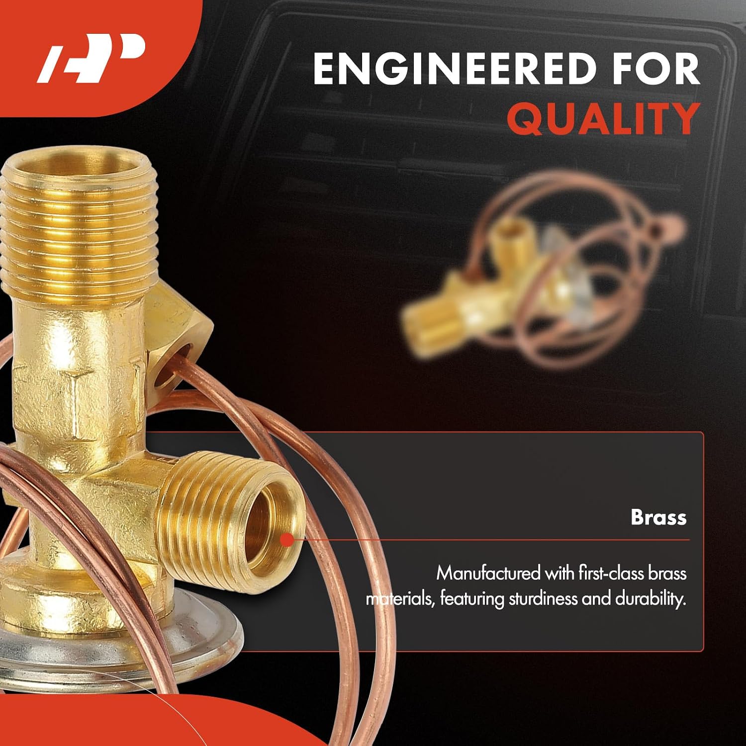 A-Premium AC Expansion Valve Compatible with Chevrolet Beretta/Corsica 1992-1993 & Buick Skylark 1992-1993 & Pontiac Grand Am 1992-1993 & Oldsmobile Achieva 1992-1993, with Valve