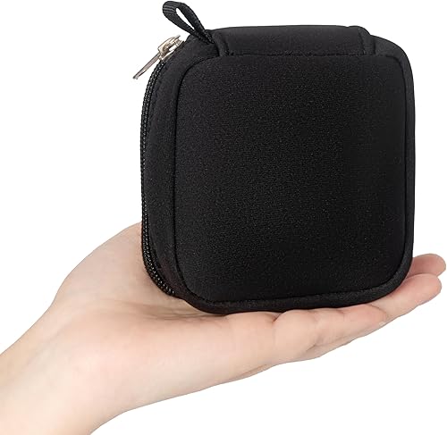 Miniatura 2 de Mini bolsa para organización, organizador electrónico pequeño y suave, bolsa de transporte de almacenamiento de viaje compatible con adaptador de