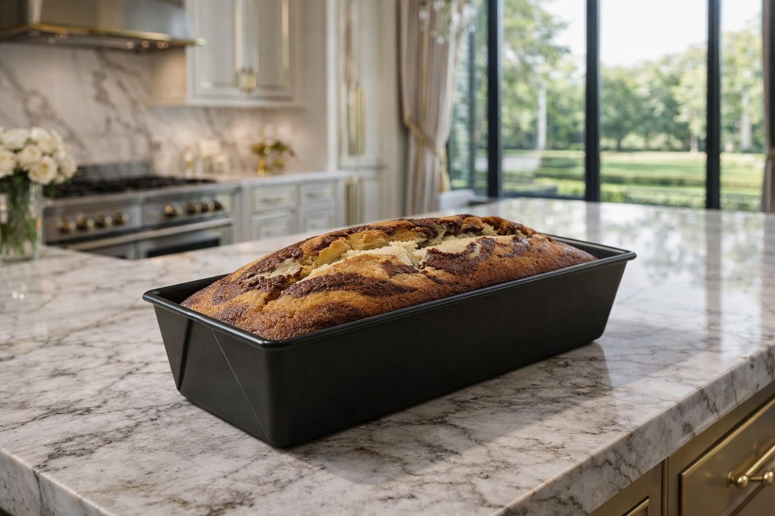 Molde de Horno Plumcake - Molde Rectangular para Pan - Molde de Repostería para Bizcochos de Acero al Carbono con Recubrimiento Antiadherente - 30 cm - Set de 2
