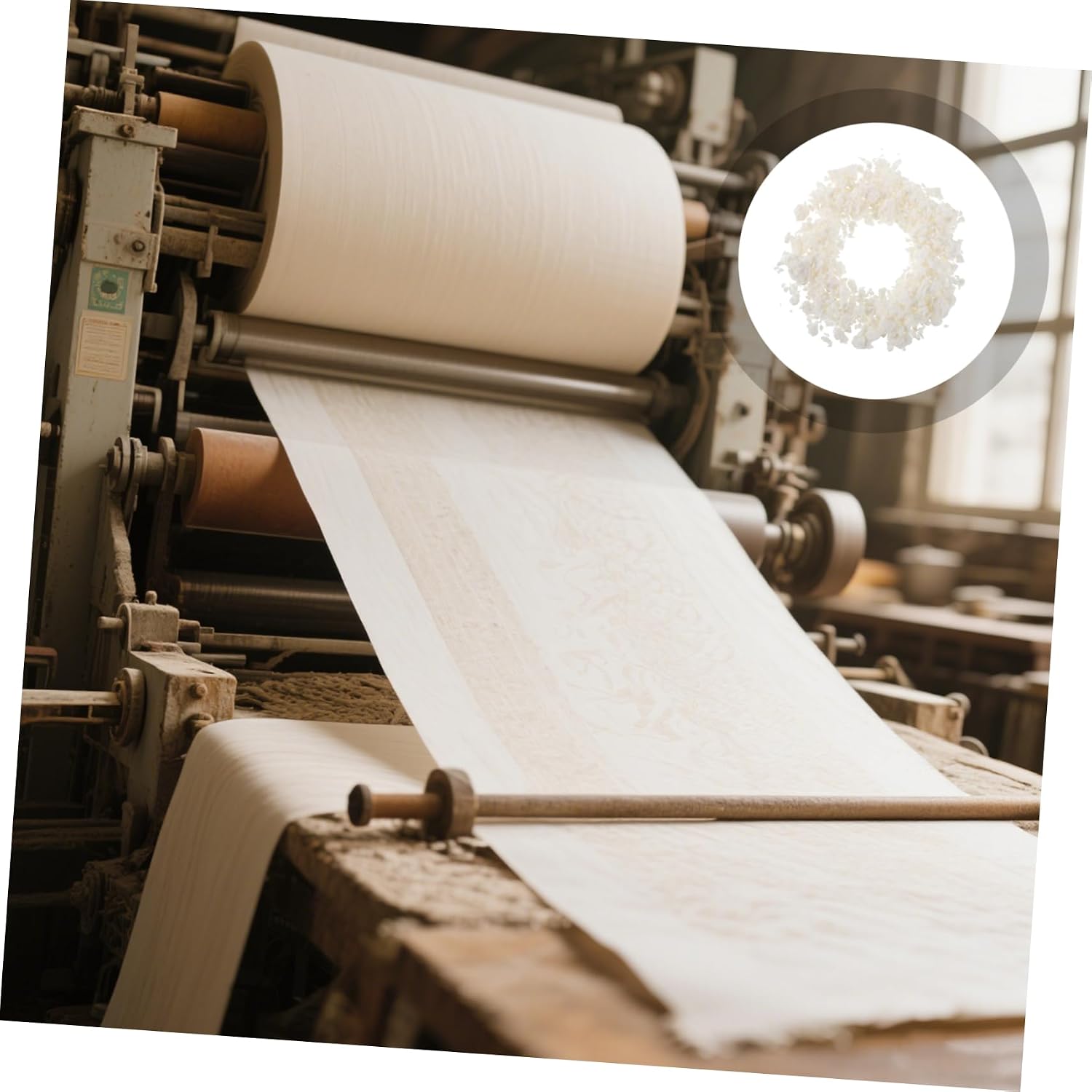 TEHAUX Dehydrated Paper Making Pulp for Crafts Traditional Papermaking Materials for Artistic Projects Handmade Paper Arts Accessories