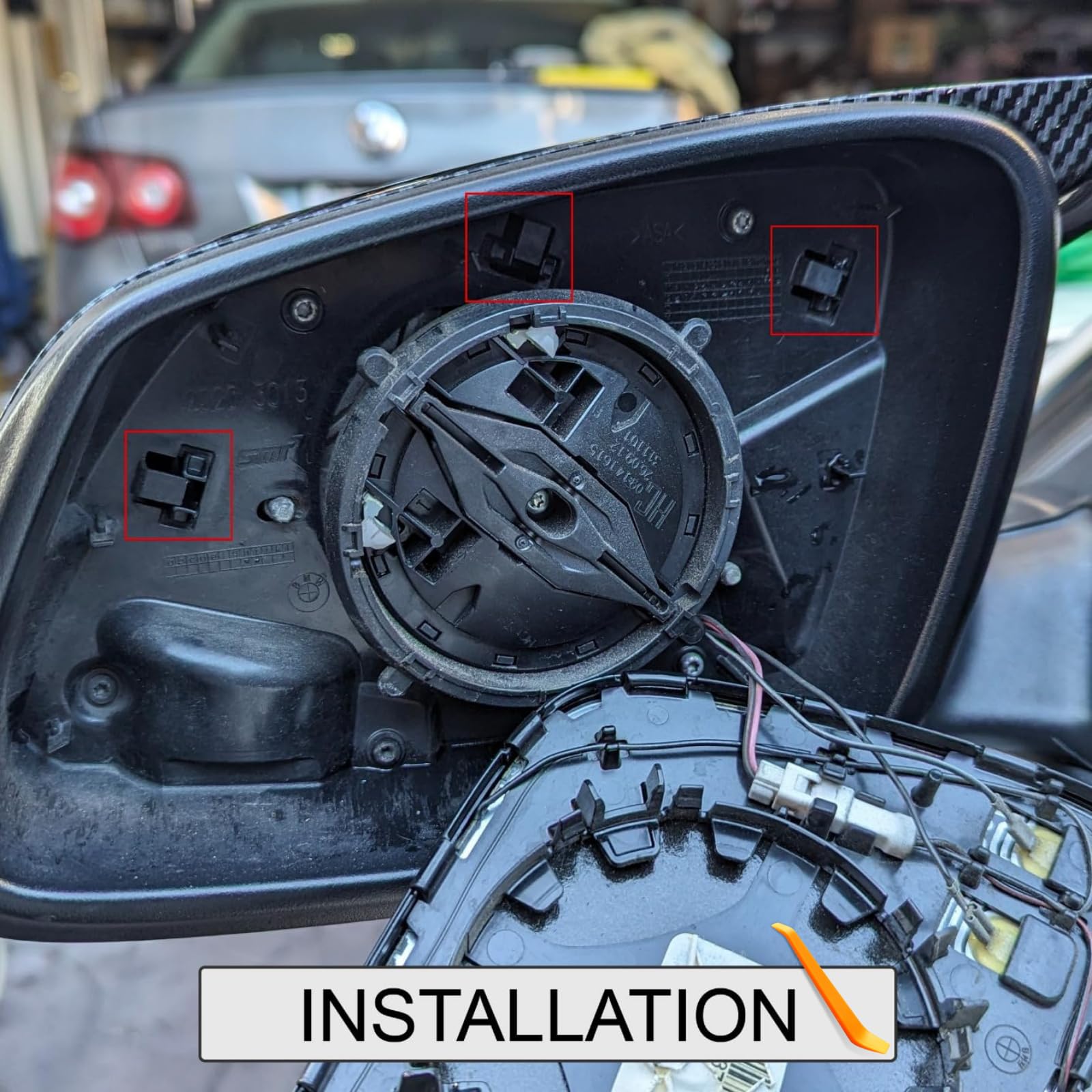 Spiegelkappen Außenspiegel für BMW 1 2 3 4er F20 F21 F22 F23 F87 F30 F31 F34 F32 F33 F36 X1 (E84) Tuning Zubehör Aussen Accessoires - Optik Schwarz Glänzend