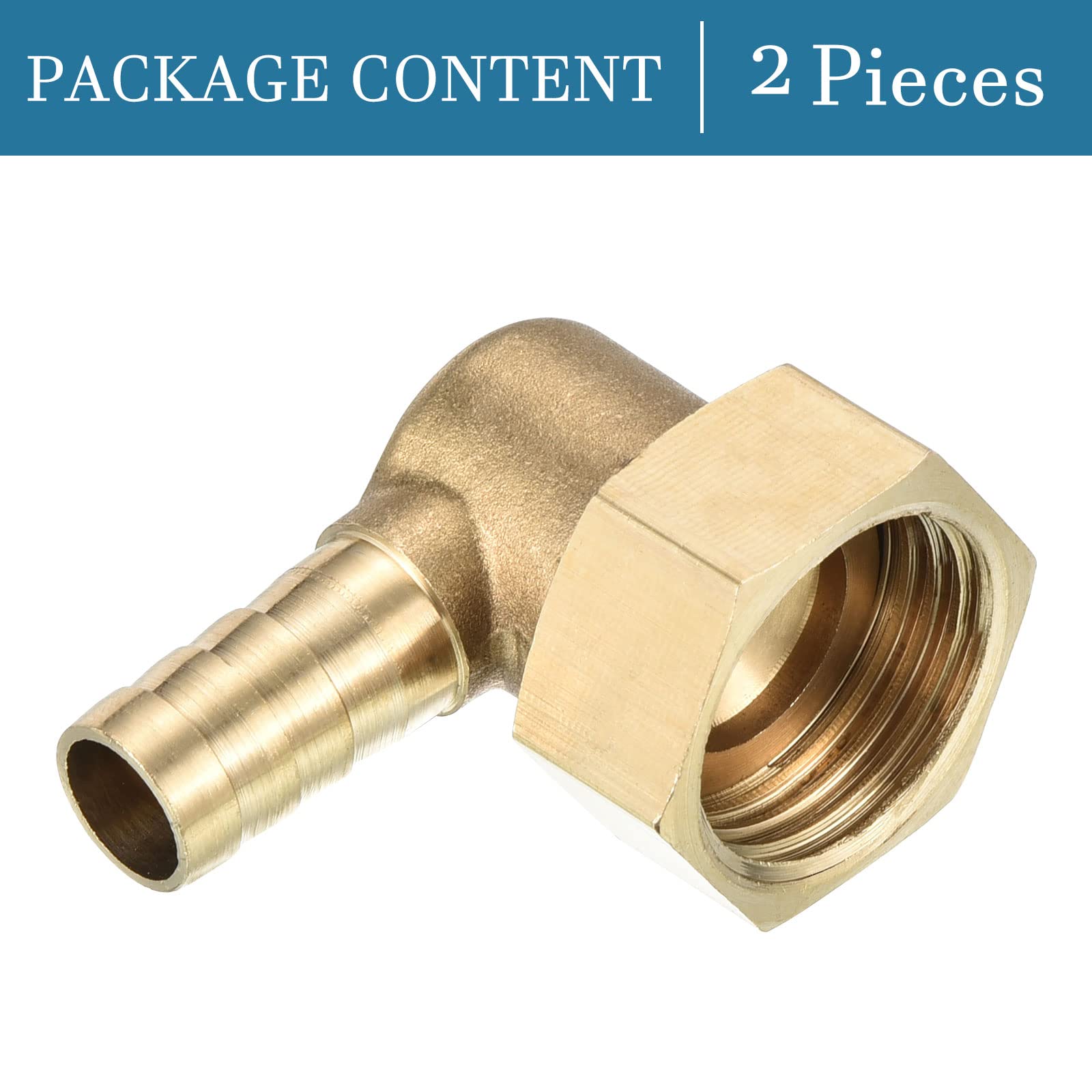 Raccordo Ottone G1/2 Femmina 10mm Barb - Per Tubi Spinati | 4 Pezzi Per Sistemi Vuoto E Fluido - Foto 8