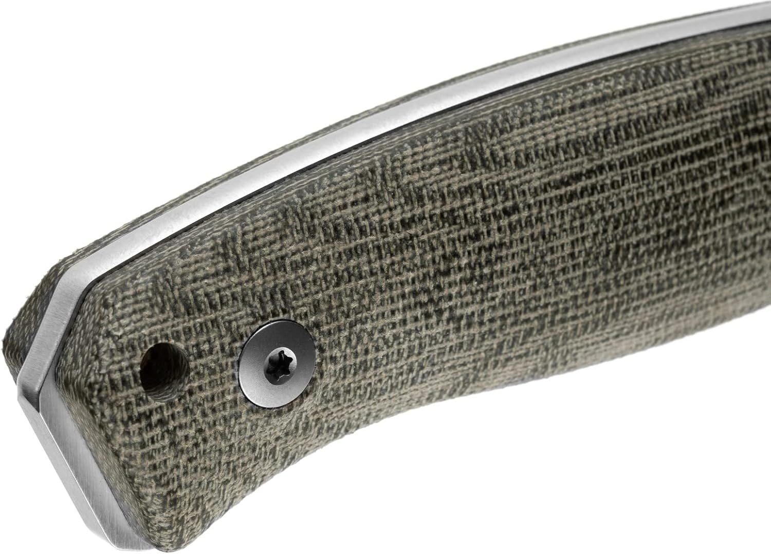 Lion Steel M2M Fixed Blade Outdoor EDC Knife, M390 Steel Blade, G10 Micarta or Wood Handle Options, Double Stitched Leather Sheath Included
