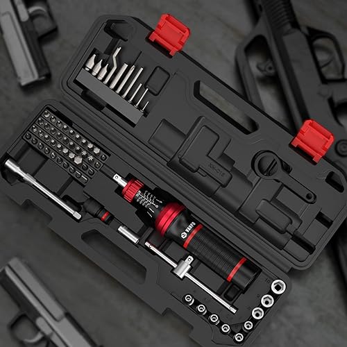 Vista 19 de VANPO Destornillador dinamométrico digital 2.66-53.1 in-lbs/0.3-6 Nm, juego de llaves dinamométricas ajustables con timbre/indicador LED