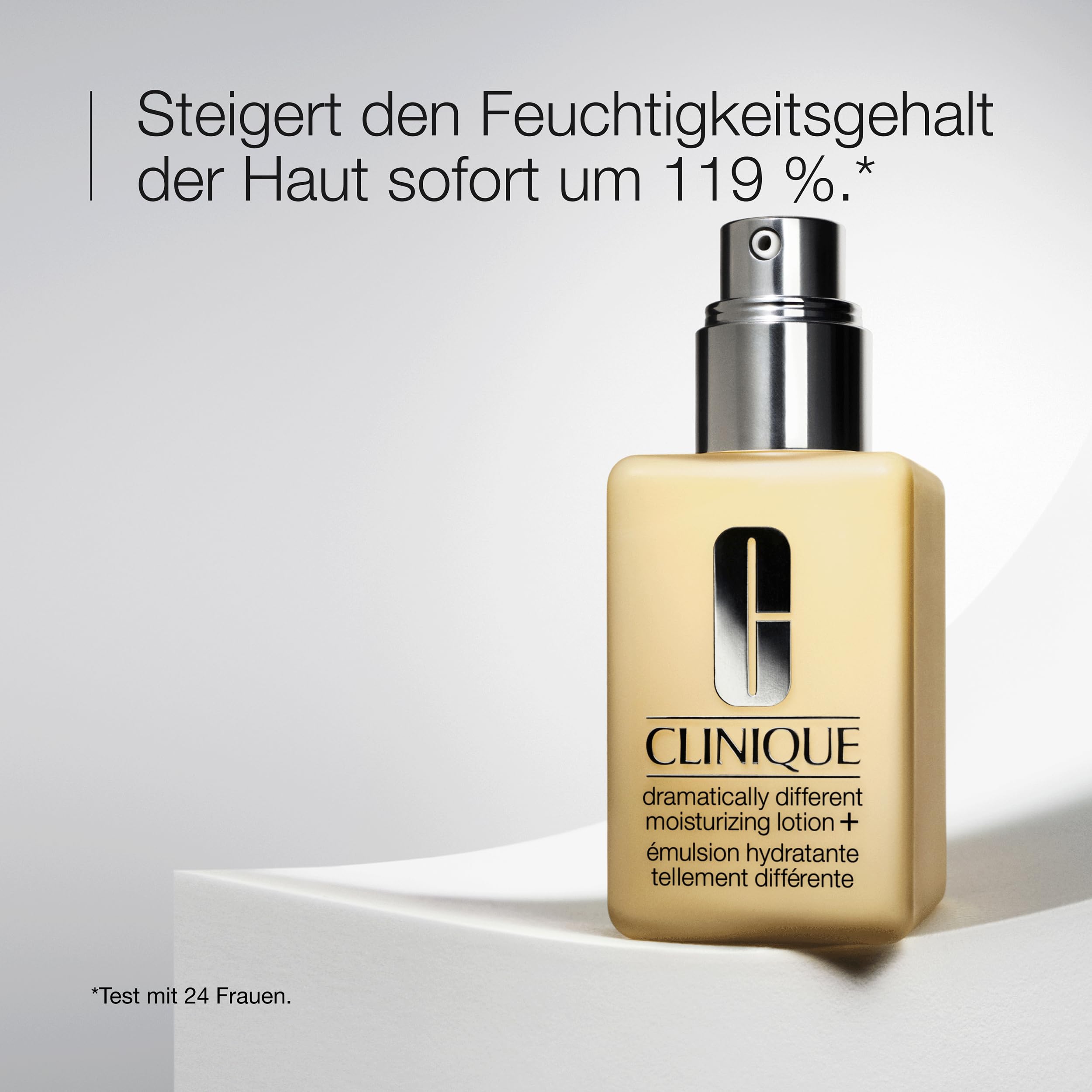 Clinique Dramatically Different™ Moisturizing Lotion+ | Für sehr trockene bis trockene Mischhaut mit Glycerin + Urea | Feuchtigkeitsspendend
