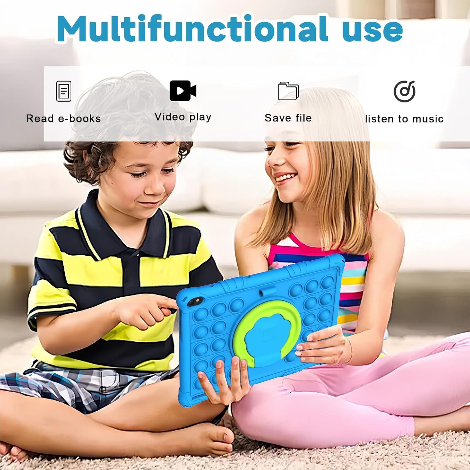 Amazon.co.jp: 幼児向けAndroid 14キッズタブレット - 10.1インチIPS