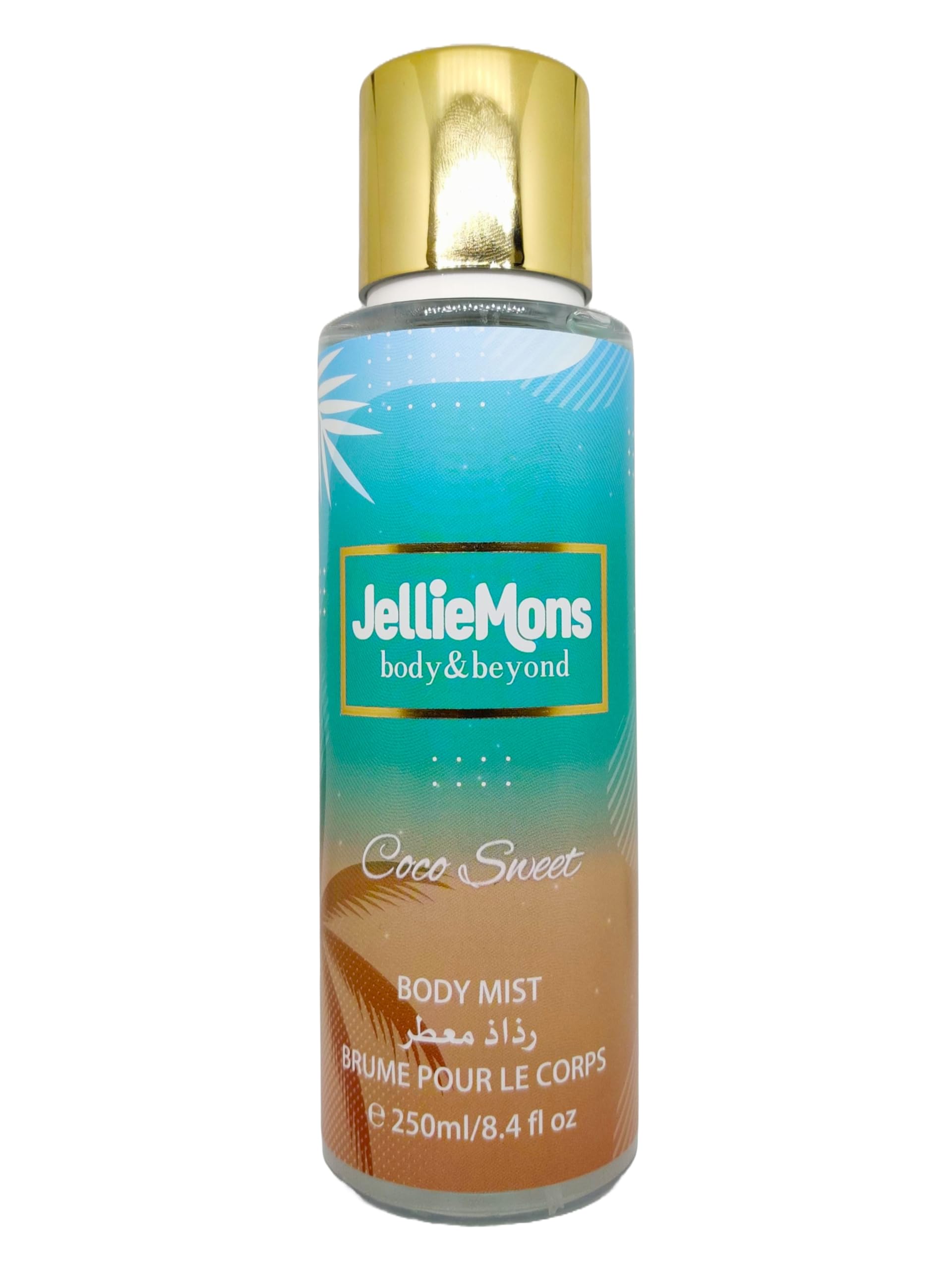 JellieMons Body & Beyond Series - Body Mist 250ml / 8.4 fl oz (Pack of 1, Coco Sweet) Pack of 1 Coco Sweet
