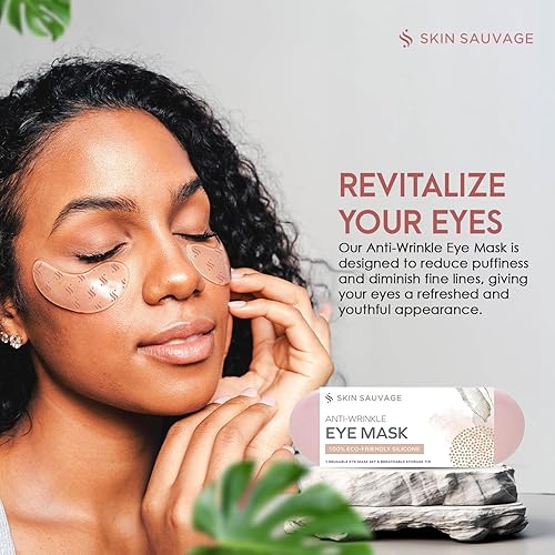 Miniatura 6 de SKIN SAUVAGE Juego de máscara antiarrugas con elegante lata de almacenamiento para revitalizar y rejuvenecer