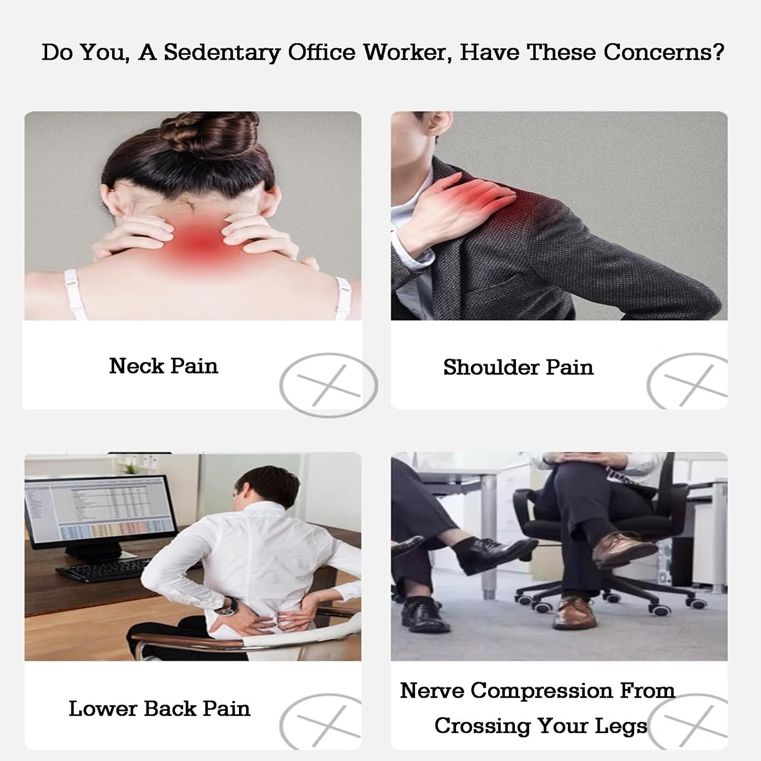 Kneeling Desk Chair,Sturdy Ergonomic Kneeling Chair,Rocking Posture Stool with Thick Cushion,for Posture Leg Circulation(Color 1)