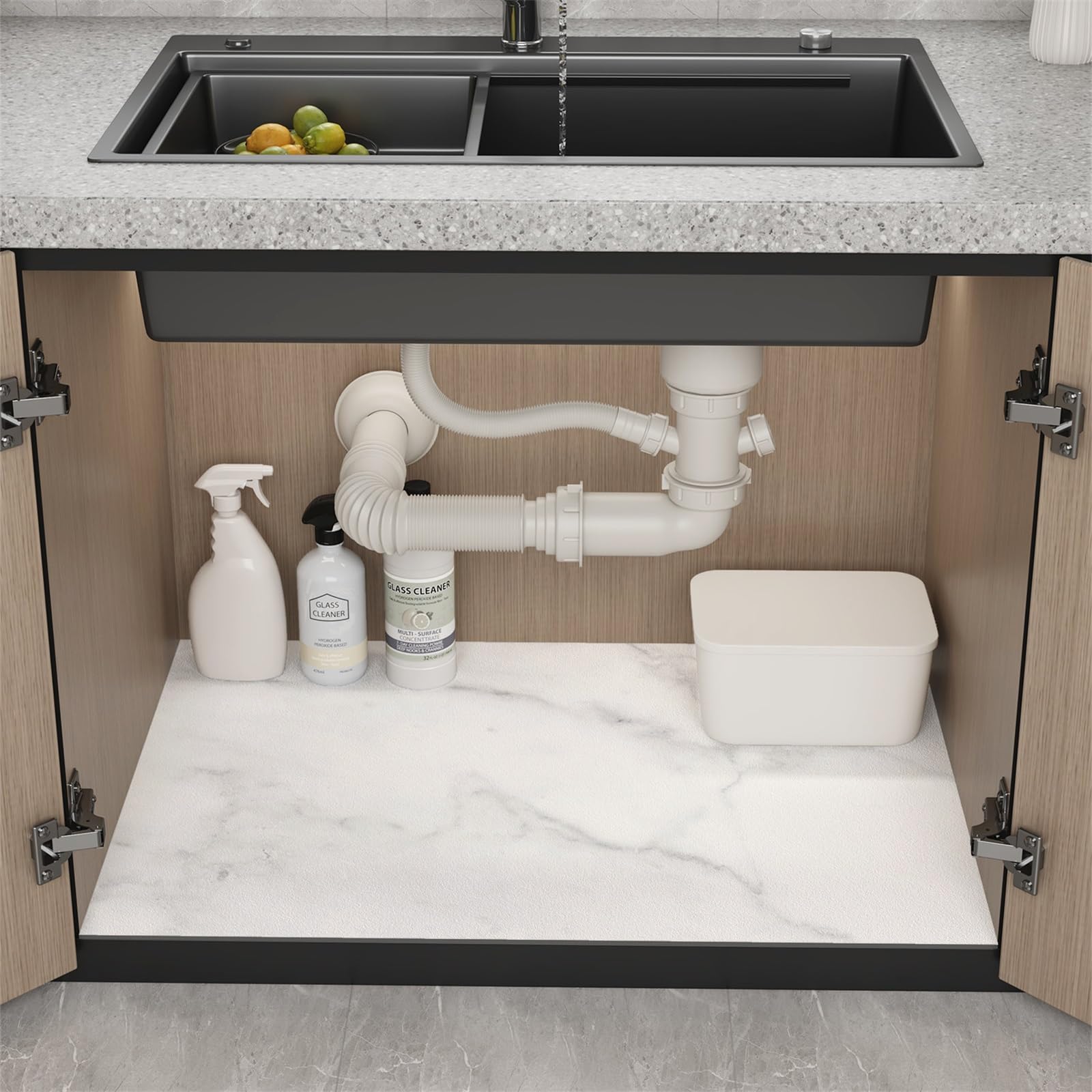 Bandeja protectora gabinete de diseño premium antideslizante e indeformable para cocina