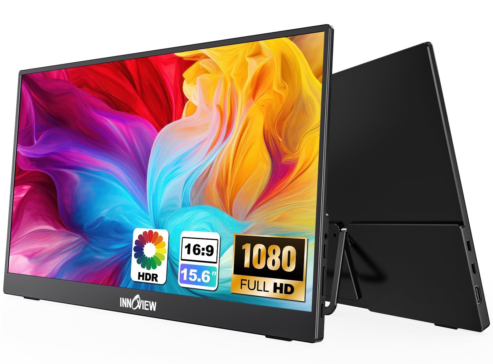 INNOVIEW 15.6インチ モバイルモニター　PM001-05B InnoView FHDモバイルモニター』レビュー！スピーカー内蔵・自立