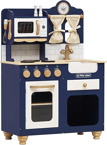 Miniatura 6 de Le Toy Van - Juego educativo de horno y fogones de madera para repostería juego de cocina juego de rol para niñas TV265