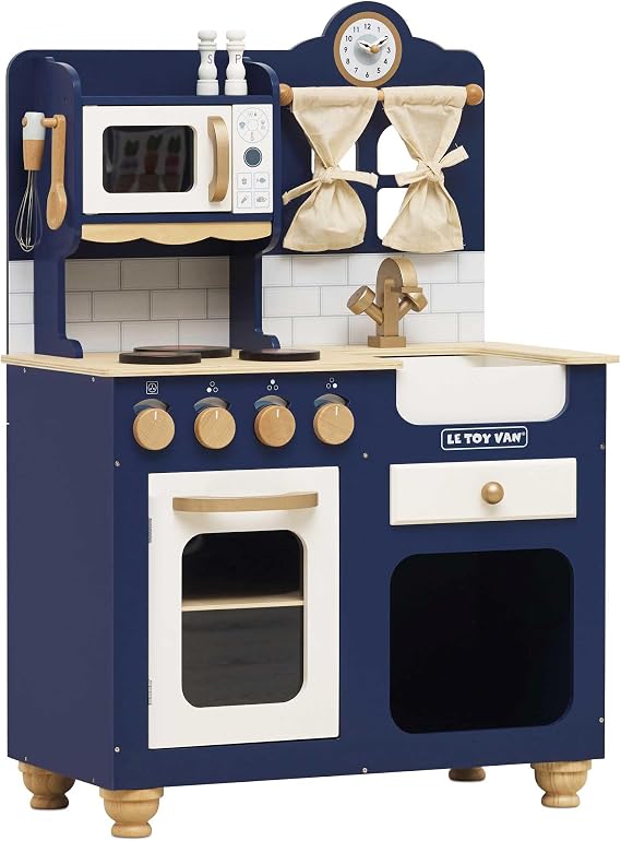 Le Toy Van - Wooden & Rattan Large Family Play Kitchen