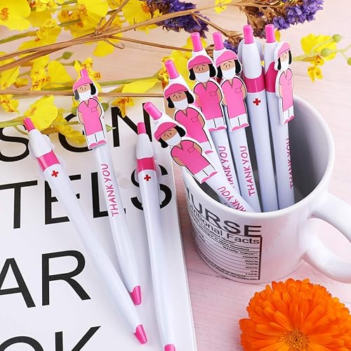 Miniatura 6 de Lindos bolígrafos de enfermería de agradecimiento para enfermera, regalos de la semana de la enfermera CNA a granel, agradecimiento al asistente