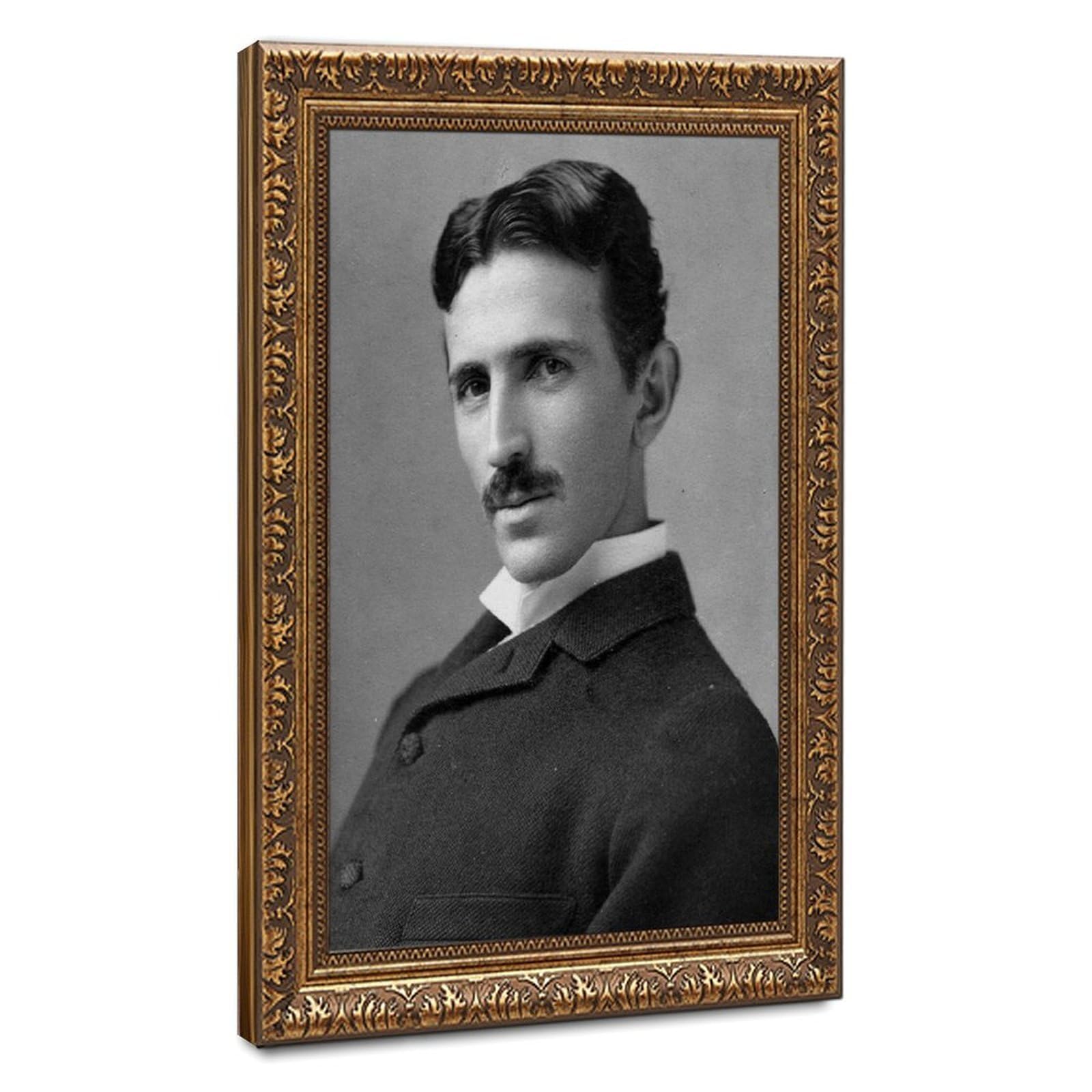 Impression sur toile Nikola Tesla 61x91,4 cm avec cadre suspendu WCYB - 8