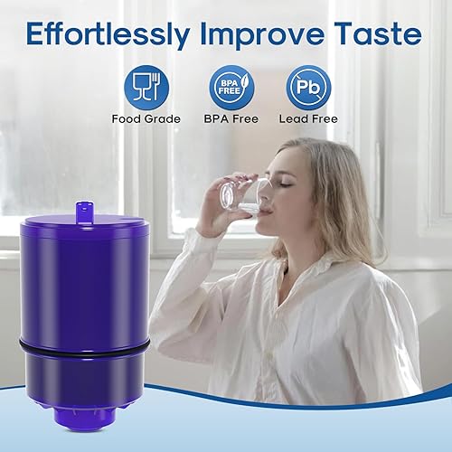 Miniatura 5 de ICEPURE Filtro de grifo de reducción de metal pesado para Pur Plus RF9999, todos los sistemas de filtración de grifos PUR, elimina plomo, mercurio,