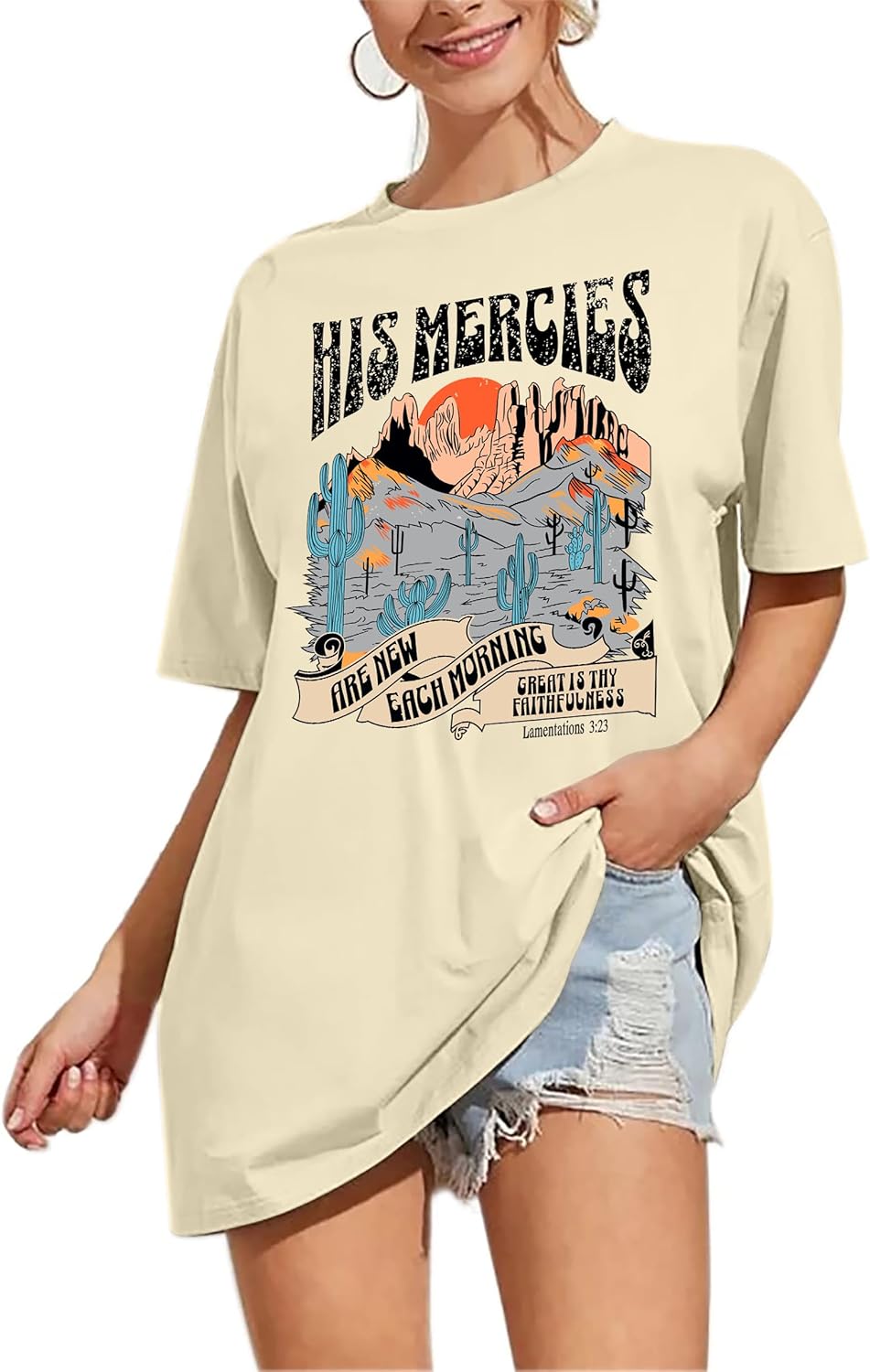 Christian Tshirts Women Be The Light Shirts Religious Tees Casual Faith Short Sleeve Tops - Image 2