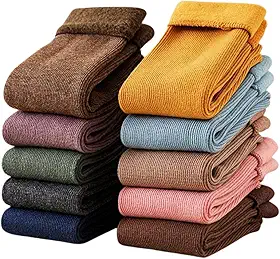 Kit 3/6/12 Pares Meia Peluciada Flanelada Forrada Inverno Térmica Quentinho Frio Adulto Unissex Feminina Menina